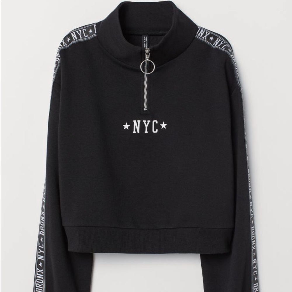 Black/NYC stand-up collar shirt